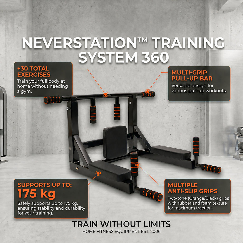 Upgrade New Horizontal Bar Wall Pull-ups For Home Gym