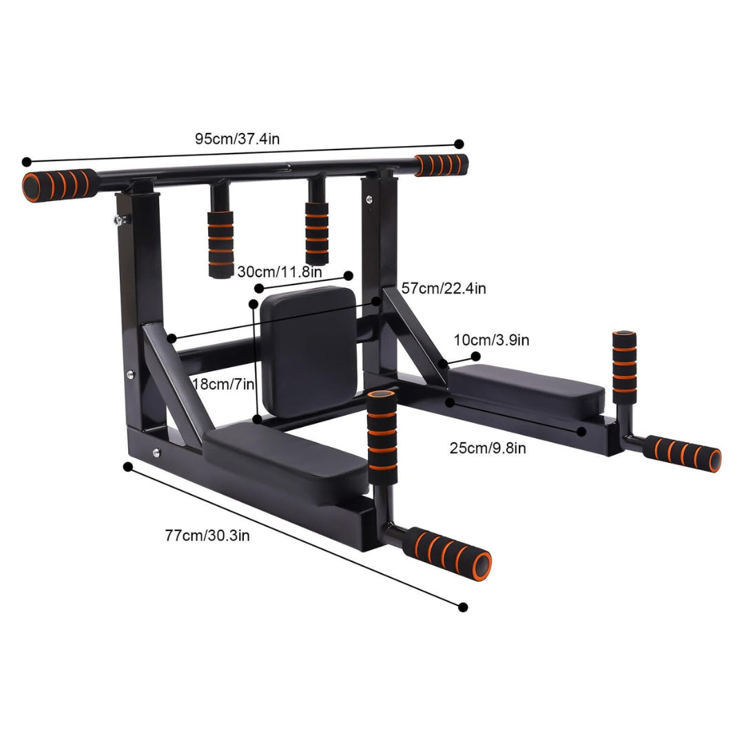 Upgrade New Horizontal Bar Wall Pull-ups For Home Gym