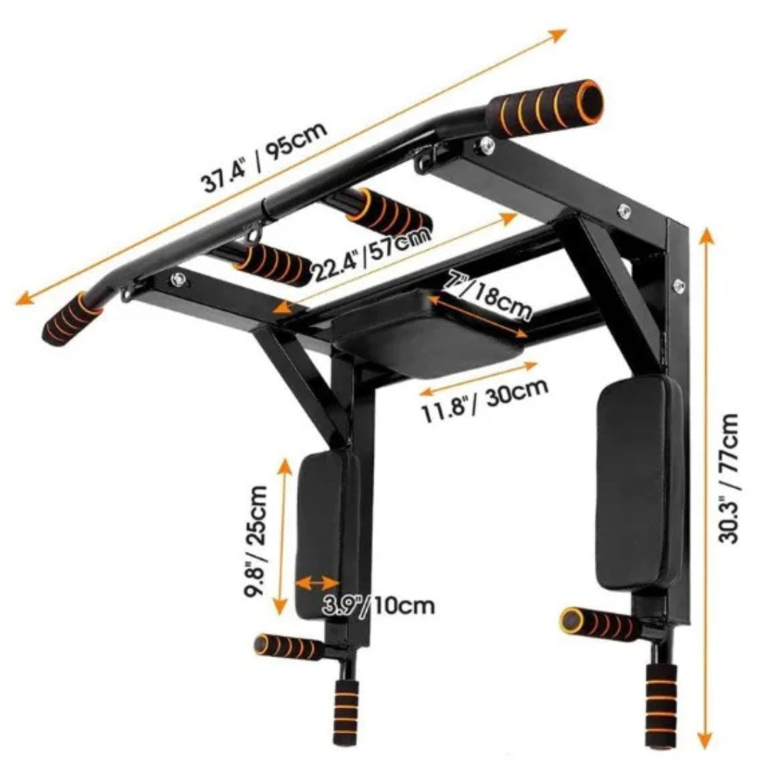 Upgrade New Horizontal Bar Wall Pull-ups For Home Gym
