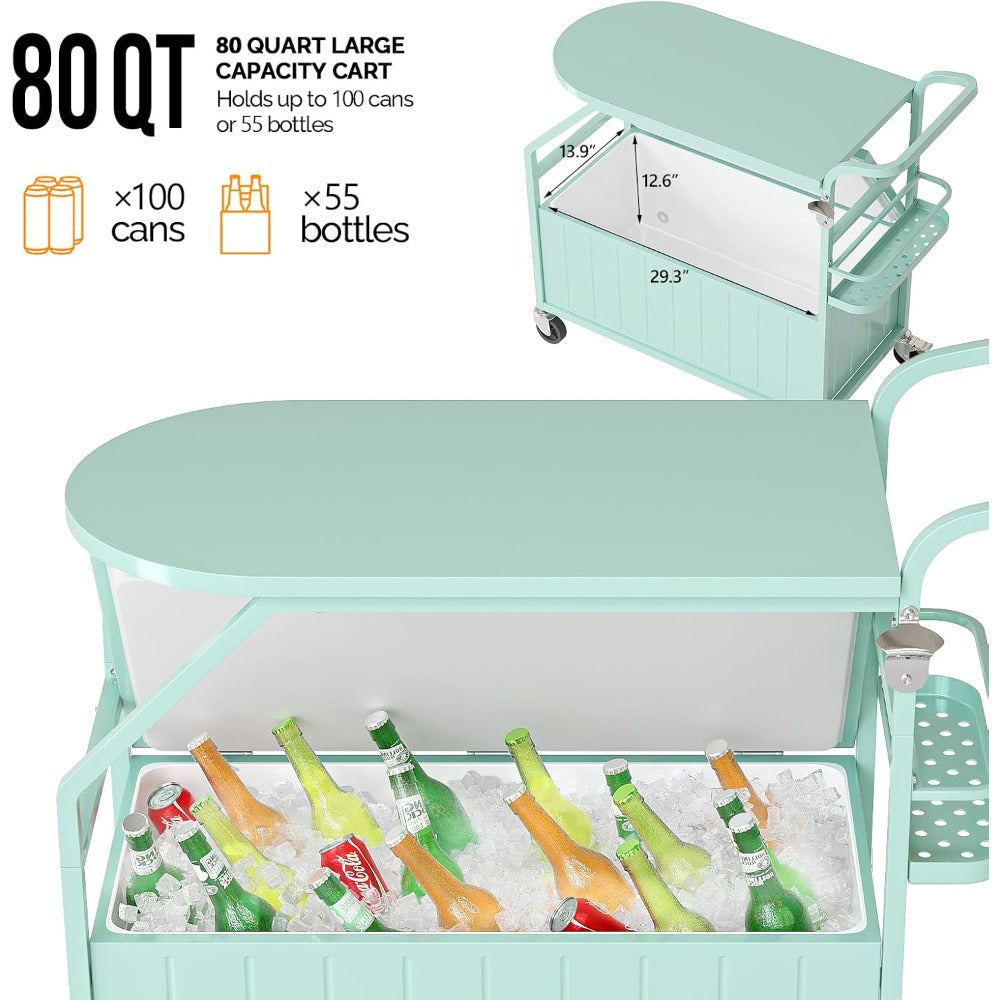 Patio Cooler with Table